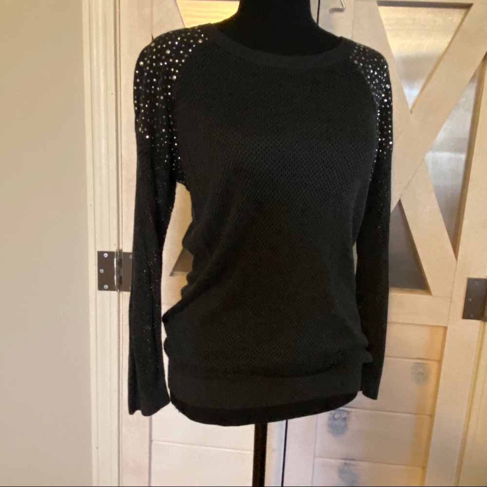 Express Rhinestone Knit Sweater - Picture 4 of 6